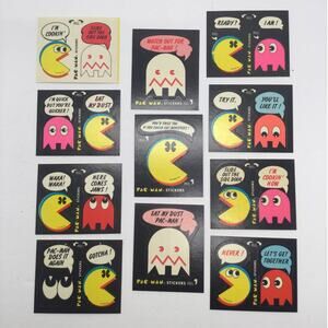 1980 PAC-MAN Sticker Lot of 11